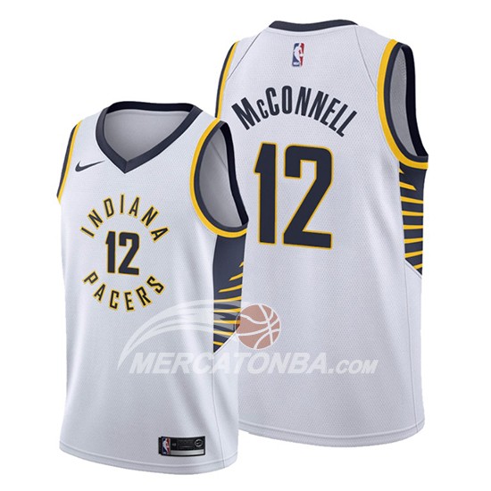 Maglia Indiana Pacers T.j. Mcconnell Association Bianco